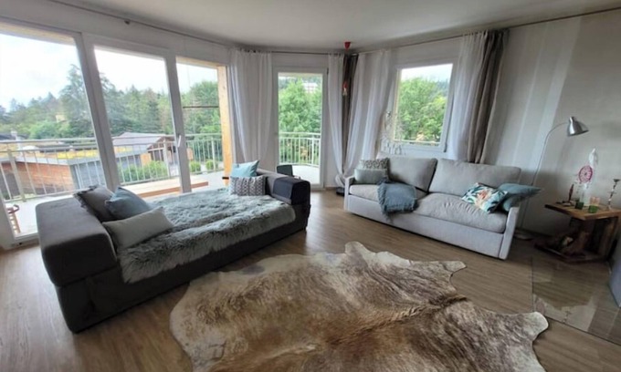 Saint-Cergue Apartment | Relax with a view of Mont Blanc and Lake Geneva