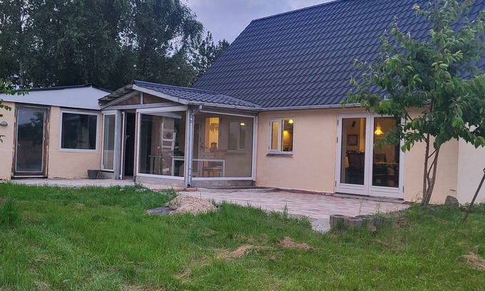 Napstjaert House | Relax with a view of the forest and lake