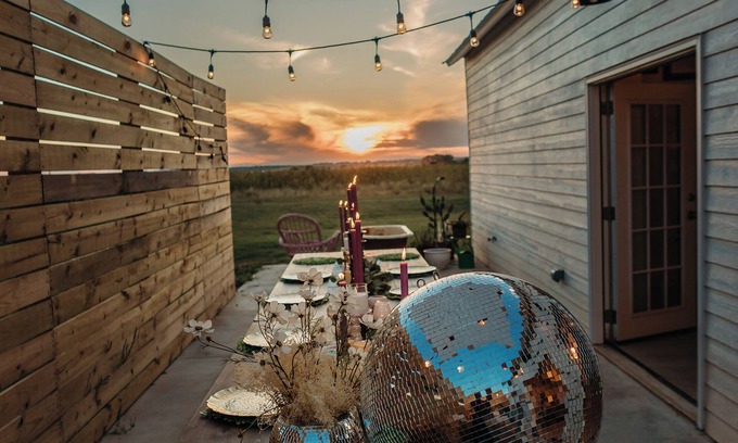 Elk City House | Remodeled 120 year old barn with loft bedroom and beautiful sunset views