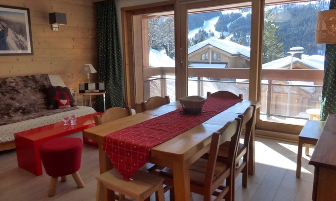 Meribel Apartment | Renovated 2-room apartment in Méribel, mountain view