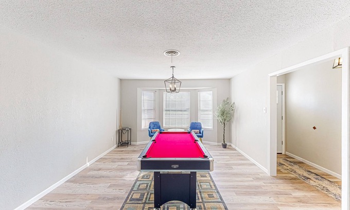 Abilene House | Renovated dog-friendly home with enclosed backyard, patio, streaming, fireplace