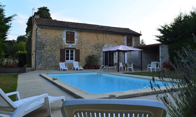 Savigne Other | RENOVATED FARMHOUSE WITH PRIVATE POOL