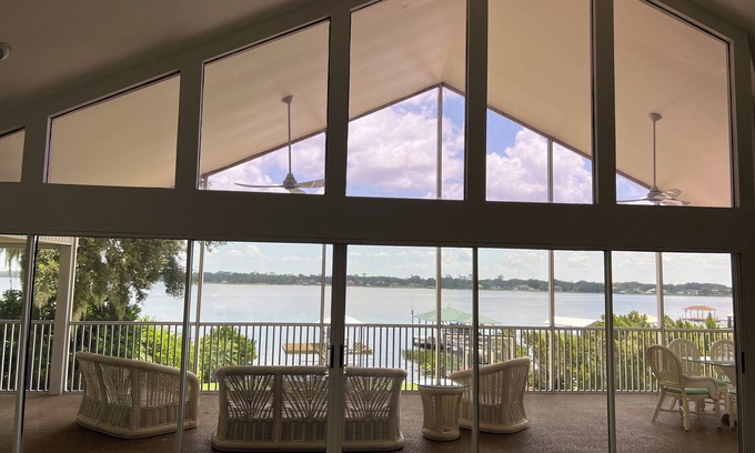Lake Placid House | Renovated Lakefront, 4 Bdrms, 3 Bath, Dock, Sunset Views, Huge Screened Porch