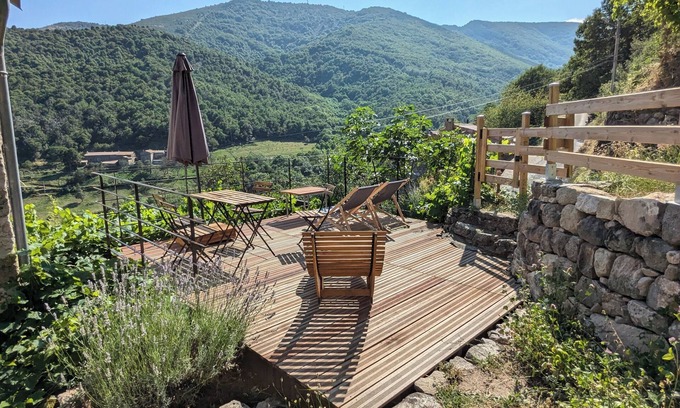 Burzet House | Renovated stone house in the heart of nature