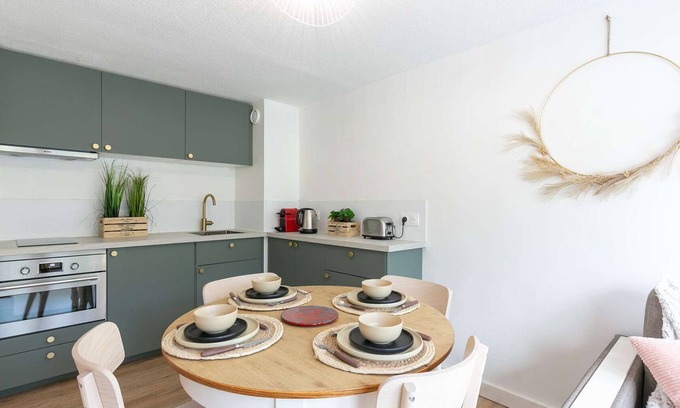 Vielle-Aure Apartment | Renovated T2 Duplex for 4 in Vielle-Aure with private parking and free shuttle
