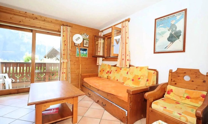 Les Houches Apartment | Residence Les Hauts De Chavants - 2 Rooms for 6 People