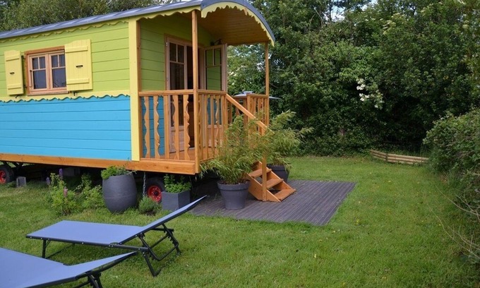 Pont-Audemer - Val de Risle House | Rest and well-being in a comfortable gypsy caravan 1/2 hour from Honfleur and Rouen
