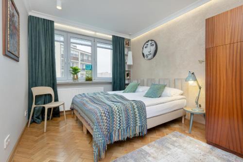Ochota Apartment | Retro-Style Apartment in Warsaw by Noclegi Renters