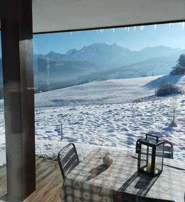 Combloux Apartment | Rez de chaussée très calme vue Mont-Blanc