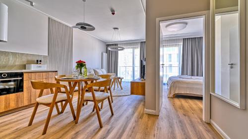 Niechorze Apartment | Rezydencja Niechorze D210 z 2 sypialniami Eco Boho - 5D Apartments