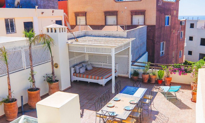 Tamrhakht Villa | Riad Mirabelle-Villa-Mobility bath-Ocean view