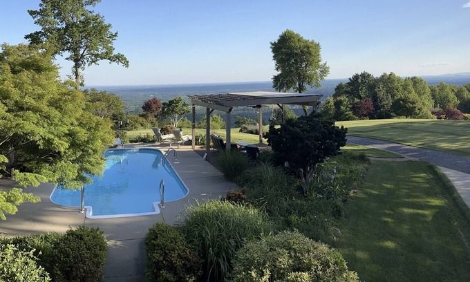 Taylorsville Cottage | Ridgetop Oasis! Cottage/pool perched above valley. Stunning views, gardens, more