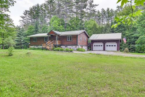 Schroon Lake House | River Access On-Site Schroon Lake Gem on 21 Acres