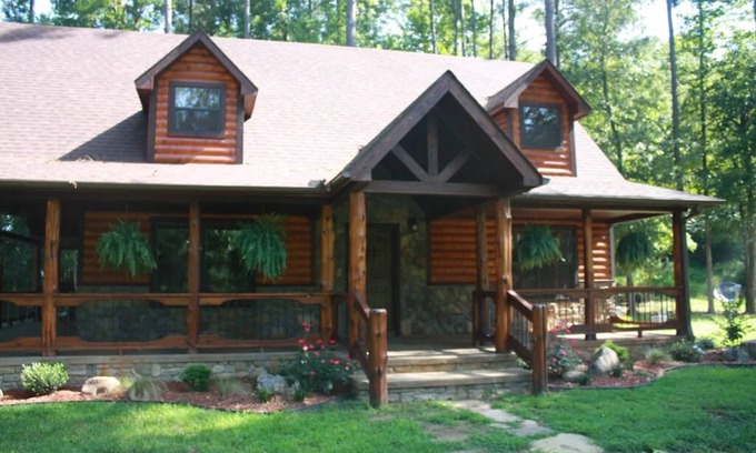 Smithville Cabin | River Front property Surrounded by Views! Located on N Mountain Fork River!
