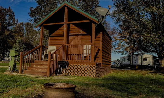 Burlington Cabin | Riverside Relaxation: Family-Friendly Camping with Pool & Endless Adventures!
