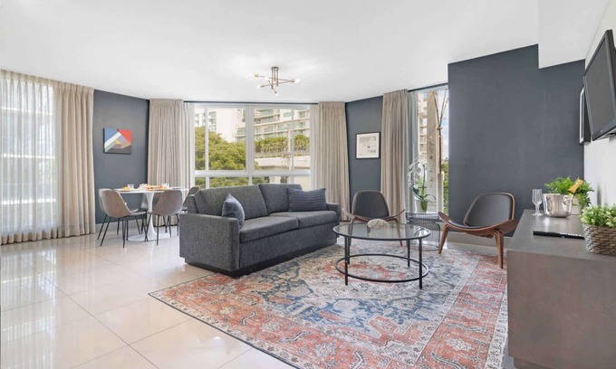 Brickell House | Roami at Habitat Brickell | Pool + Gym | 2 Bedroom