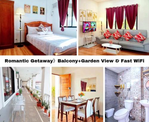 Liloan Apartment | Romantic Getaway》Balcony+Garden View & Fast Wi-Fi