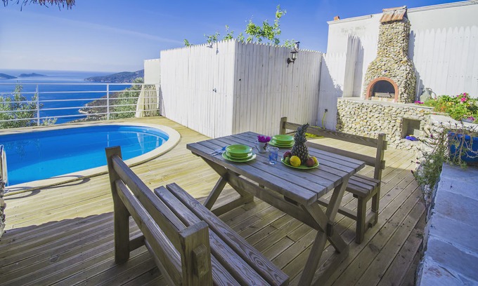 Kalkan Villa | Romantic Secluded Honeymoon Villa with Spectacular Sea Views