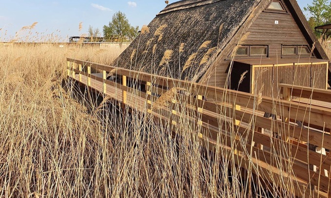 Rust Apartment | Romantika5 - Schilfhaus, Dusche, WC, Seeblick
