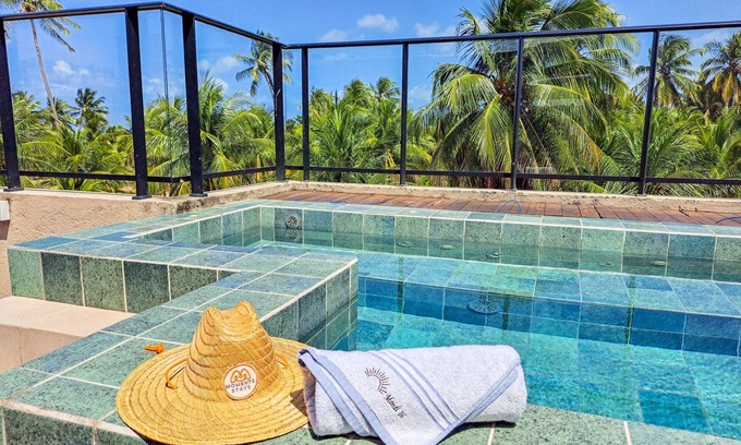 Sao Miguel dos Milagres Apartment | Rooftop at Milagres Beach | Near the Little Church