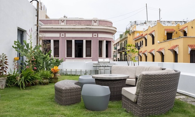 Old San Juan Ski Chalet | Rooftop Garden Oasis in the Heart of Old San Juan