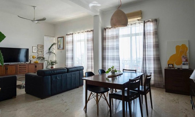 San Gwann House | Room in a spacious modernist Apt with views & pool