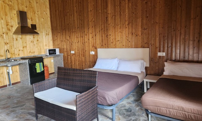 Marcelle Apartment | Room 'Jardín Habitación Triple B' with Private Pool, Shared Terrace and Shared Garden