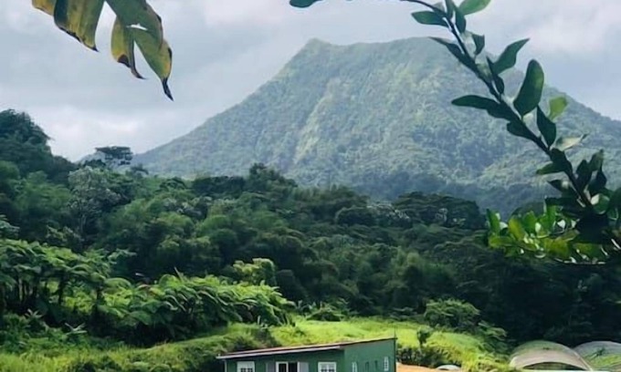 Le Morne-Rouge Apartment | Roucou room in the heart of nature, view of Mont Pelée