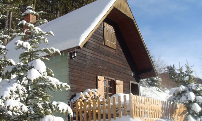 Praebichl House | Rustic alpine hut near ski slope with sauna