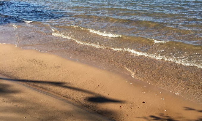 Brimley Cabin | Rustic cozy cabin on a BEAUTIFUL bay of Lake Superior with prime beachfront.
