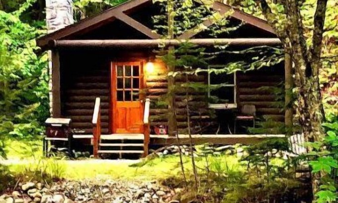 Lisbon House | Rustic Log Cabin #6 - "Fireside"