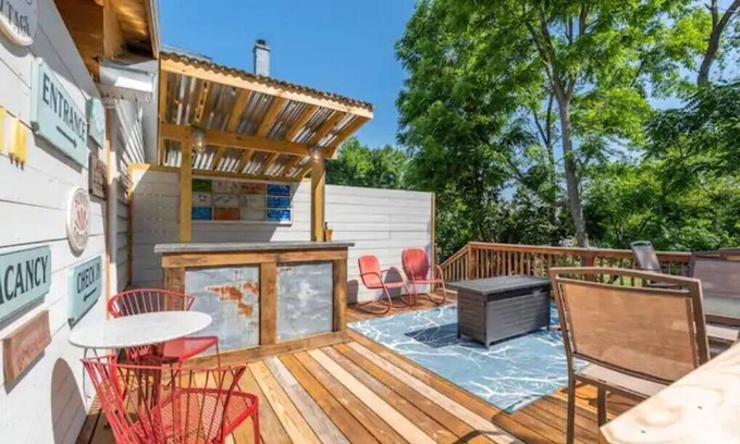 Steeles Tavern House | Rustic Treetop Cabin, Hot tub and on site Spa!