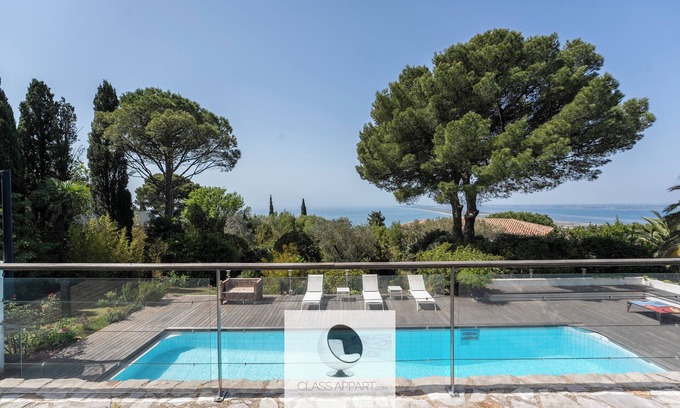 Sete House | Sète: Mont Saint-clair vue mer et Étang + Piscine
