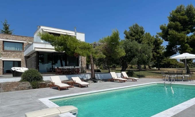 Ormilia House | S-Pirgaki P. Pool Villa, Vatopedi