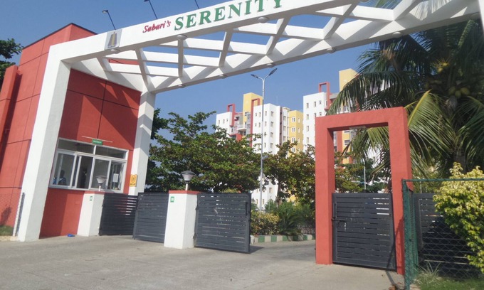 Kelambakkam Apartment | Sabari Serenity Apartments outside OMR