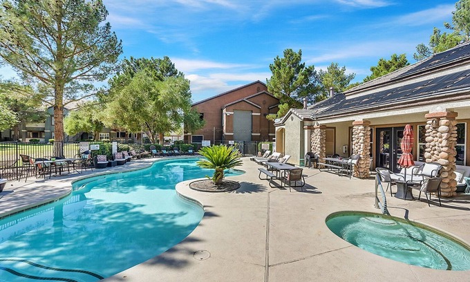 Silverado Ranch Condo | Safe Privately gated fully furnished 1 bedroom, 1 bath, Condo in prime location!