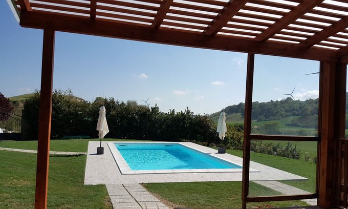 Piansano Villa | Saffron Hill Villa 5 minutes from Lake Bolsena with salt water pool