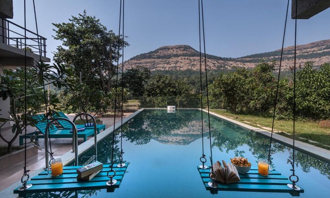 Kalote Mokashi Villa | SaffronStays Mountain Aer, Karjat