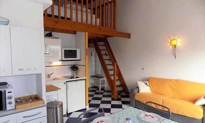 Saint-Palais-sur-Mer Apartment | Saint Palais sur Mer - MEZZANINE STUDIO - Les Sables d'Or - CITY CENTER