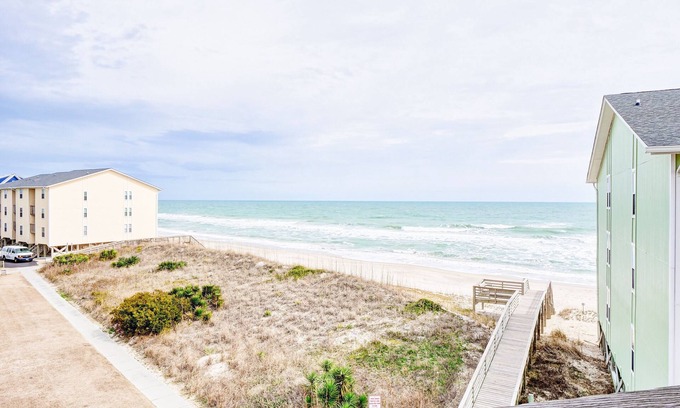Surf City Condo | Saltwater Haven - Beach Front, Ocean View
