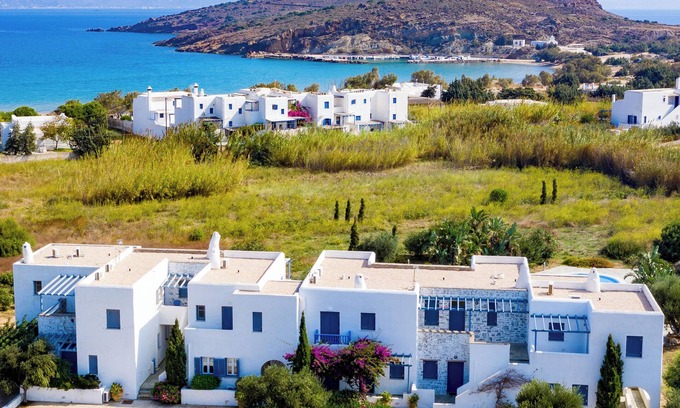 Molos Apartment | Sanders Paros Gardens - Chic 1-Bdr Apt w Balcony