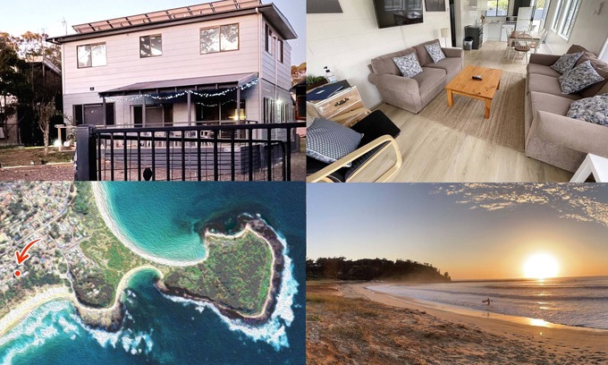 Broulee House | Sandy Bottom self-contained unit - Hear the waves while you sleep.