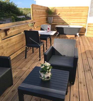 Bleriot-Plage House | Sangatte Guest House - Studio Terrace - Seafront