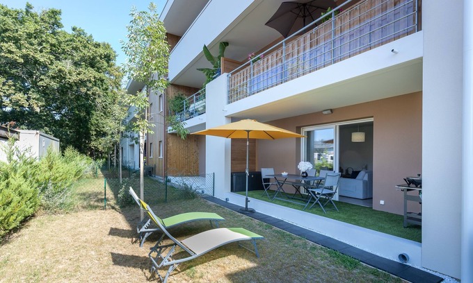 Saint-Paul-les-Dax Apartment | Saona - Charmant appt avec terrasse et jardin