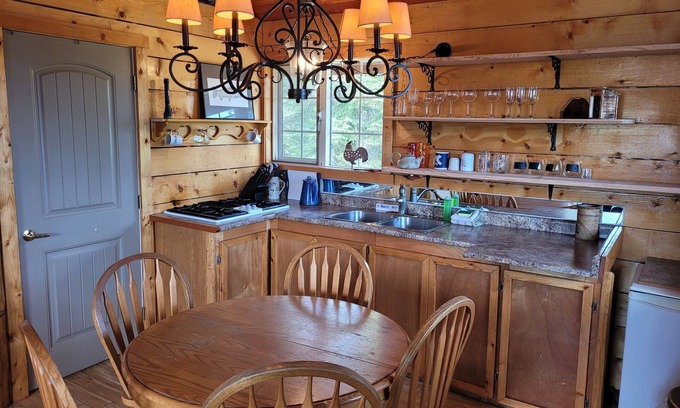 Central Okanagan Cabin | Scenic cabin overlooking Oyama Lake. Big deck. Pet-friendly!
