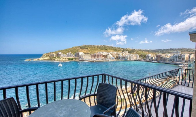 Marsalforn Apartment | Scenic Gozo Stay with 1BR & Balcony Bliss!