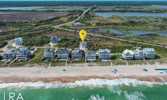 Ocean Sound Village House | Sea Glass Half Full – New! Beach Fun & Sunsets