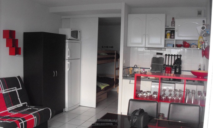 Mimizan-Plage Apartment | SEA VIEW T2 BIS FREE WIFI COMFORT TERRACE PARKING INCLUDED GARAGE OPTION