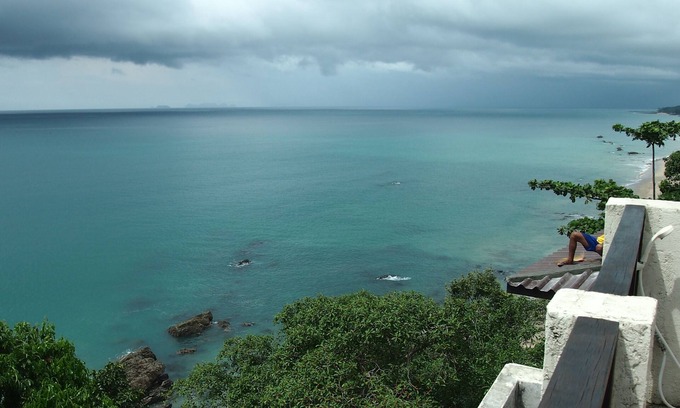 Ko Lanta Villa | Sea View Villa no.2 Nui Beach (two AC rooms, kitchenette,large terrace, 5+1 pax)