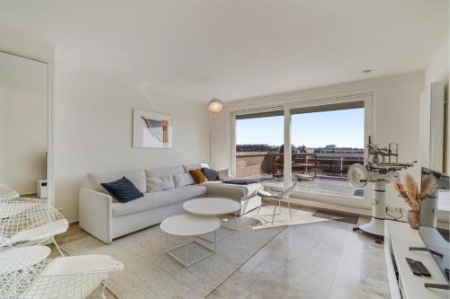 Sint-Idesbald Apartment | Seabald Ongelofelijke Penthouse met dakterras